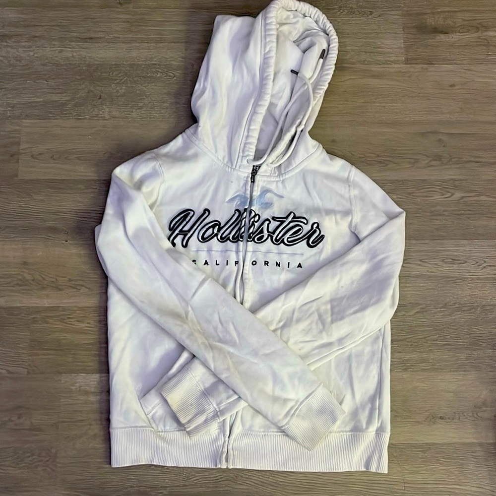 Hollister, cropped, XS, zip up